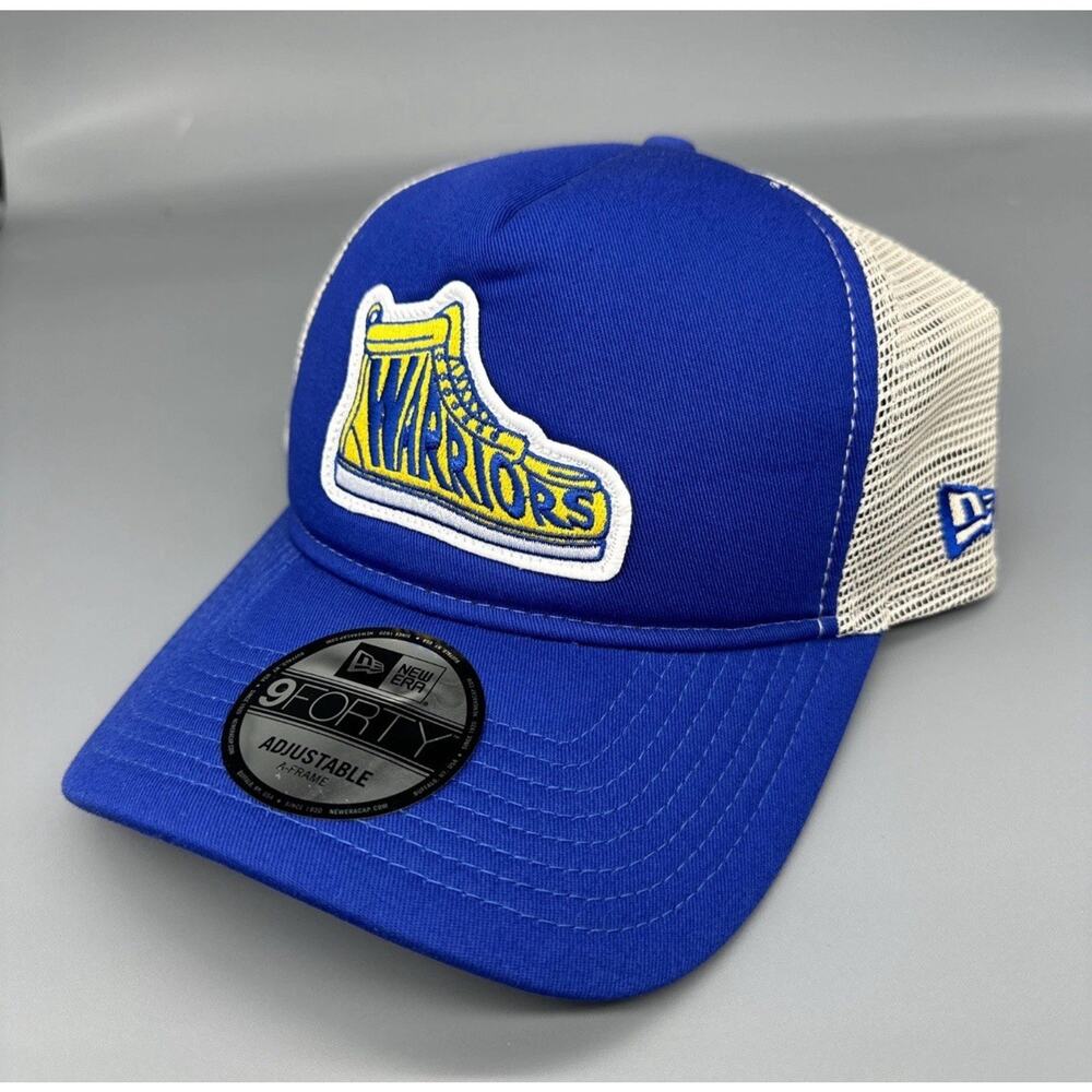 New Era 9Forty A-Frame Golden State Warriors Snapback Adjustable Sneaker Hat Cap